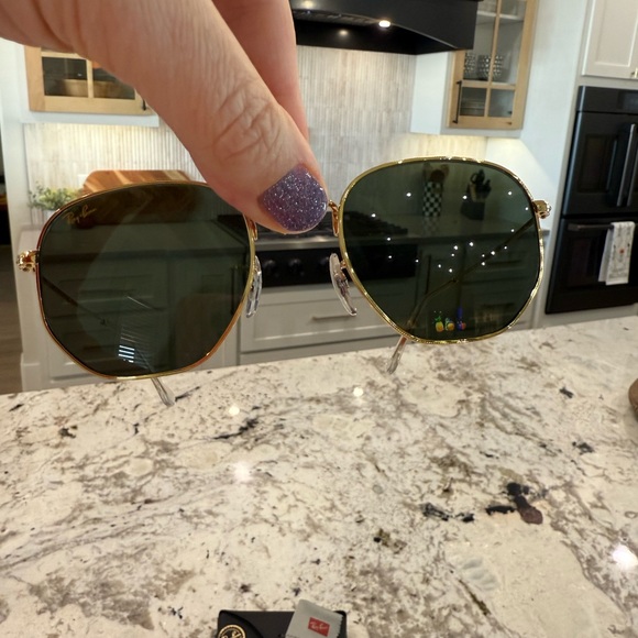 BRAND NEW NEVER WORN RayBan Hexagonal sunglasses. main image 8